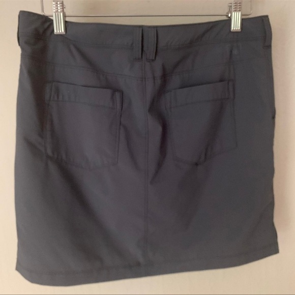REI Northway Skort Skirt Stretch Asphalt Grey Hiking Activewear Travel Quick Dry - Picture 8 of 14